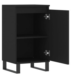 Buffets 2 pcs noir 40x35x70 cm bois d’ingénierie