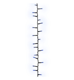 Guirlande à LED compacte avec 2000 LED Bleues 45 m PVC