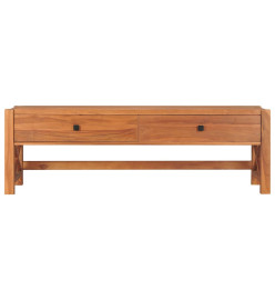 Meuble TV avec tiroirs 120x40x45 cm bois de teck solide