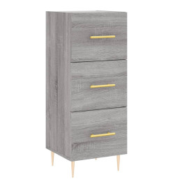 Buffet haut Sonoma gris 34,5x34x180 cm Bois d'ingénierie