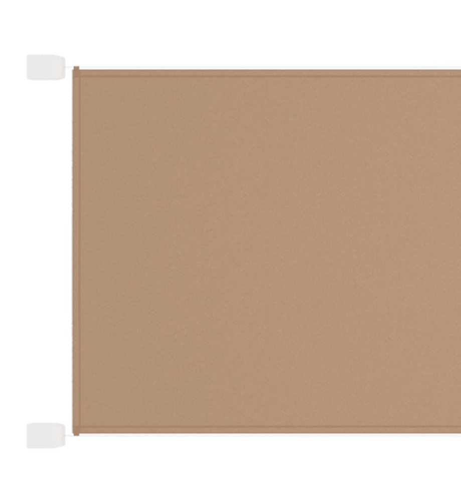 Auvent vertical Taupe 60x270 cm Tissu oxford