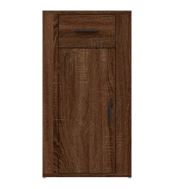 Armoire de bureau Chêne marron 40x49x75 cm Bois d'ingénierie