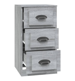 Buffet sonoma gris 36x35,5x67,5 cm bois d'ingénierie