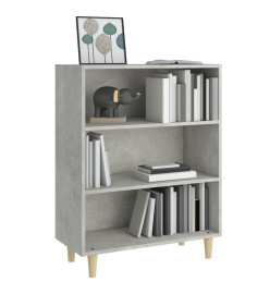 Buffet Gris béton 69,5x32,5x90 cm Bois d'ingénierie