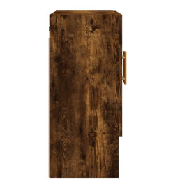 Armoire murale chêne fumé 60x31x70 cm bois d'ingénierie