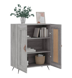 Buffet sonoma gris 69,5x34x90 cm bois d'ingénierie