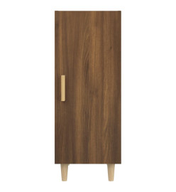 Buffet Chêne marron 34,5x34x90 cm Bois d'ingénierie