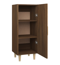 Buffet Chêne marron 34,5x34x90 cm Bois d'ingénierie