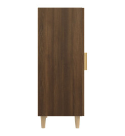 Buffet Chêne marron 34,5x34x90 cm Bois d'ingénierie