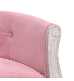 Banc Rose 98x56x69 cm Velours