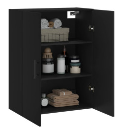 Armoire murale noir 69,5x34x90 cm