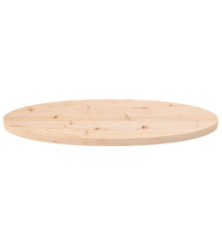 Dessus de table 70x35x2,5 cm bois de pin massif ovale