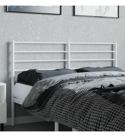 Tête de lit métal blanc 150 cm
