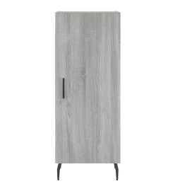 Buffet haut Sonoma gris 34,5x34x180 cm Bois d'ingénierie