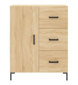 Buffet haut Chêne sonoma 69,5x34x180 cm Bois d'ingénierie