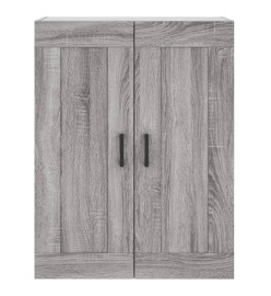 Armoires murales 2 pcs sonoma gris bois d'ingénierie