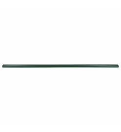 Poteaux de clôture de jardin 20 pcs vert 240 cm acier