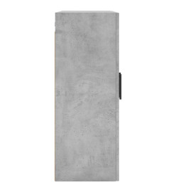 Armoires murales 2 pcs gris béton 69,5x34x90 cm