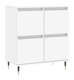 Buffets 3 pcs Blanc Bois d'ingénierie