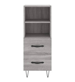 Buffet haut Sonoma gris 34,5x34x180 cm Bois d'ingénierie