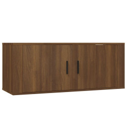 Ensemble de meubles TV 7 pcs Chêne marron Bois d'ingénierie