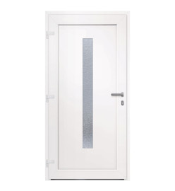 Porte d'entrée anthracite 108x200 cm PVC