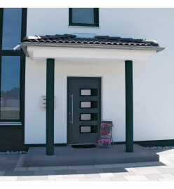 Porte d'entrée Anthracite 100x210 cm Aluminium et PVC