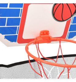 Ensemble basket multifonctionnel de porte et mur pour enfants