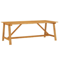 Mobilier de salle à manger de jardin 7 pcs Bois d'acacia solide