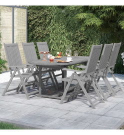 Ensemble de salle à manger de jardin 7 pcs Bois d'acacia solide