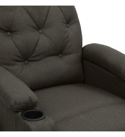 Fauteuil électrique de massage Taupe Tissu