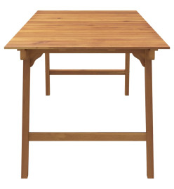 Table de jardin 200x90x75 cm Bois d'acacia solide