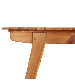 Table de jardin 200x90x75 cm Bois d'acacia solide
