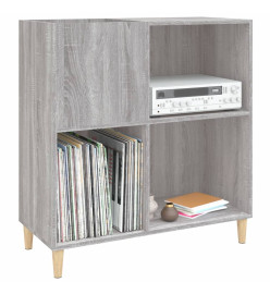 Armoire à disques sonoma gris 84,5x38x89 cm bois d'ingénierie