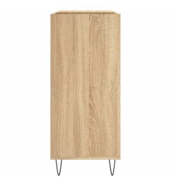 Armoire à disques chêne sonoma 84,5x38x89 cm bois d'ingénierie