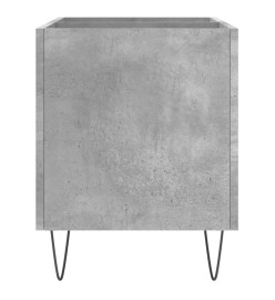 Armoire à disques gris béton 74,5x38x48 cm bois d'ingénierie