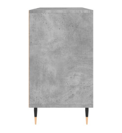 Armoire salle de bain gris béton 80x33x60cm bois d'ingénierie