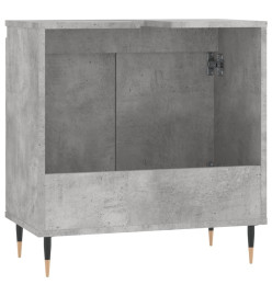 Armoire de bain gris béton 58x33x60 cm bois d'ingénierie