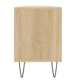 Meuble TV chêne sonoma 150x30x44,5 cm bois d'ingénierie