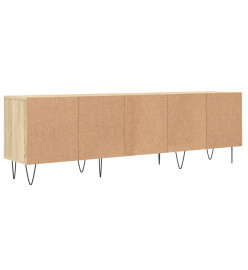 Meuble TV chêne sonoma 150x30x44,5 cm bois d'ingénierie