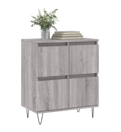 Buffet Sonoma gris 60x35x70 cm Bois d'ingénierie