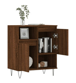 Buffet Chêne marron 60x35x70 cm Bois d'ingénierie