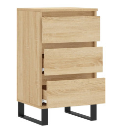 Buffet chêne sonoma 40x35x70 cm bois d'ingénierie