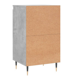 Buffet gris béton 40x35x70 cm bois d'ingénierie