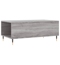 Table basse Sonoma gris 90x50x36,5 cm Bois d'ingénierie