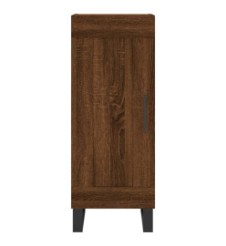 Buffet Chêne marron 34,5x34x90 cm Bois d'ingénierie