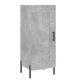 Buffet Gris béton 34,5x34x90 cm Bois d'ingénierie