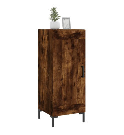 Buffet Chêne fumé 34,5x34x90 cm Bois d'ingénierie