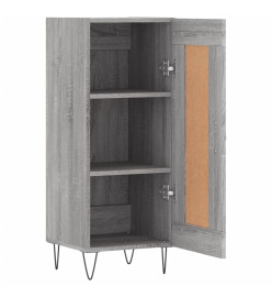 Buffet Sonoma gris 34,5x34x90 cm Bois d'ingénierie