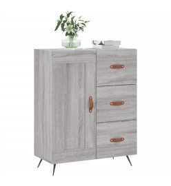 Buffet sonoma gris 69,5x34x90 cm bois d'ingénierie